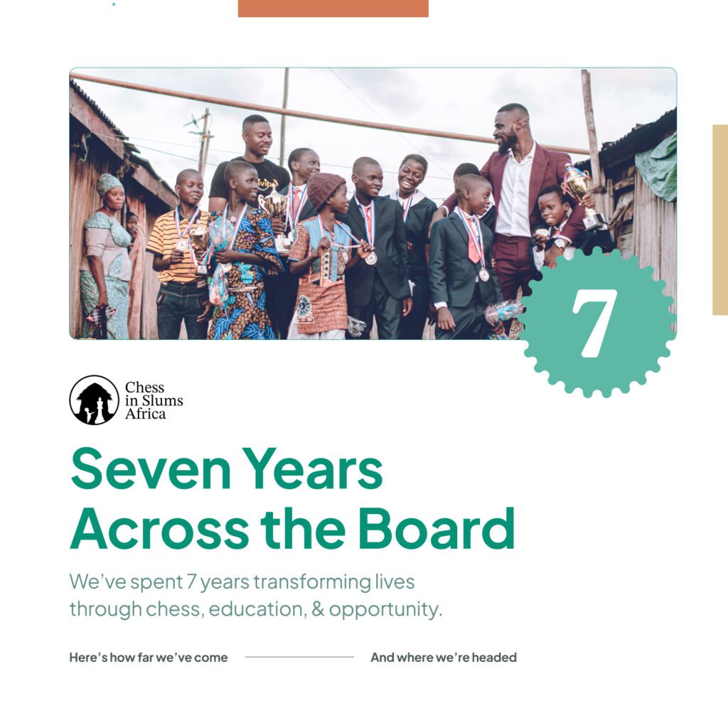 Chess in Slums Africa at 7