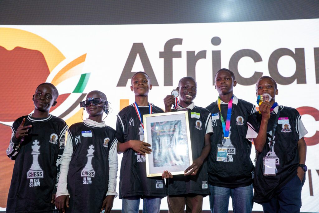images of our champions, with the stem-NAFESS plaque and medals.